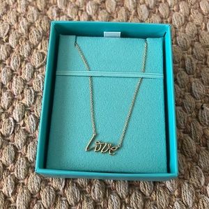 BRAND NEW Tiffany & Co Paloma’s Graffiti Love Pendant
